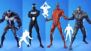 All Symbiote Skins in Fortnite Battle Royale (Venom & Spider-Man)