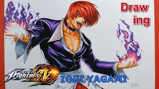 Drawing King Of Fighters IORI YAGAMI [KOF]