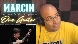 Marcin Patrzalek Reaction (Beethoven's 5th Symphony on One Guitar) Shakes - P Reacts