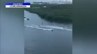 Man on personal watercraft leads FWC officers on chase