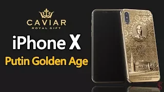 Caviar iPhone X (27K Gold) Putin Golden Age Version is Available at this Price Range