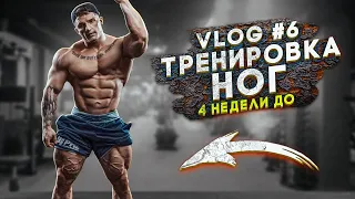 NO PAIN NO GAIN/ТРЕНИРОВКА НОГ/4 НЕДЕЛИ ДО/VLOG#6