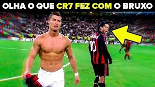 O dia em que Cristiano Ronaldo e Ronaldinho se encontraram pela primeira vez