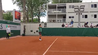 Kei NISHIKORI practices for Roland Garros 2024 錦織圭　練習　全仏オープン　2024