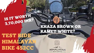 Himalayan 450 review first ride and Test drive #himalayan450 #royalenfield #traveller #review