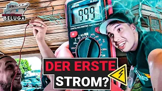 Die ERSTEN STROMLEITUNGEN funktionieren WIEDER? - Stahlboot Refit EP.03 | Projekt Beluga