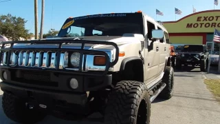 Exotic Motorcars: 2005 Hummer H2 Lifted!