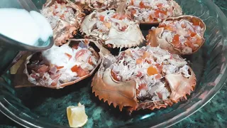 Crab with coconut - Fijian (Qari valolo)