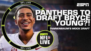 Mike Tannenbaum's Mock Draft sends Bryce Young to the Panthers with the No. 1 pick | NFL Live