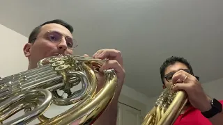 Mozart Horn Duets with Briz Horns #frenchhorn  #brizhorns