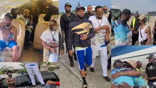 Davido & Zubby Michael Arrive Asaba Live Concert || WizKid Live In Abuja With Obi Cubana, DJ Spinal