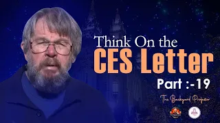 The Backyard Professor: 019: Don't Just Read, Listen, and Believe... Think! On the CES Letter