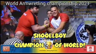 ★ SCHOOLBOY CHAMPION OF WORLD! ★ RIGHT HAND ★ WORLDARM 2021 ROMANIA @devlarratt