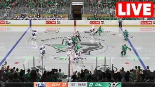 NHL LIVE🔴 Edmonton Oilers vs Dallas Stars | Game 1 - 23rd May 2024 | NHL Full Match - NHL 24