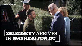 Joe Biden welcomes Volodymyr Zelenskyy at the White House