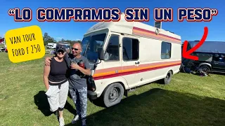 🇺🇾VAN TOUR motorhome casero👏🏼, todo armado por ellos✊, con mucha creatividad. Ford f 250