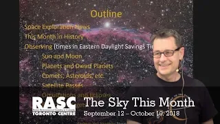 RASC-TC The Sky This Month September 12 - October 10, 2018