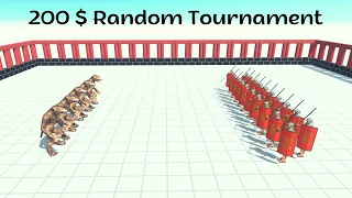 200 $ Random Tournament ARBS | Animal Revolt Battle Simulator