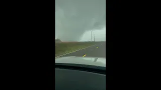 Oklahoma tornado caught on camera: April 27, 2024 in Hillsdale