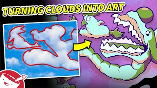 Cloud Shapes Drawing CHALLENGE