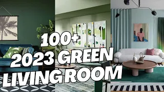 100+ Green Living Room Decor Ideas. Living Room Design and Inspiration with Green Shades.