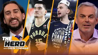 UConn wins back-to-back championships, Bronny’s ceiling, Will Edey succeed in the NBA? | THE HERD