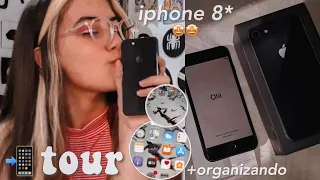 ORGANIZANDO MEU CELULAR + tour (iphone 8)🤩