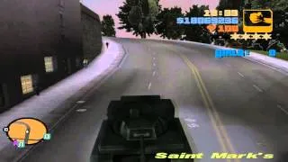 GTA III - Два Клода летают на танке