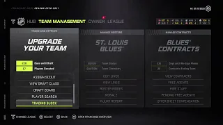 Saint Louis Blues Franchise Mode (ep 1)