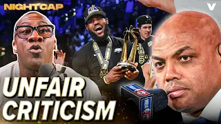 Shannon reacts to Charles Barkley mocking Lakers for hanging In-season tournament banner | Nightcap