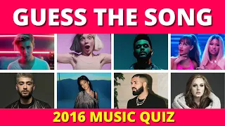 Guess The Song | 2016 Music Quiz Challenge | 40 Famous Songs