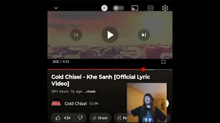 COLD CHISEL- KHE SANH(LYRIC VIDEO)  THIS ONE IS MY FAVORITE 💜🖤 INDEPENDENT ARTIST REACTS