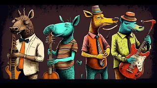 Animal Funky Jazz • Saxophone & Harmonica Blues • Slow Blues •  Smooth Jazz Blues