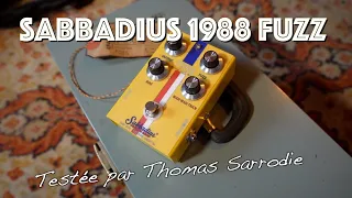 Sabbadius Fuzz 1988 test - Thomas Sarrodie