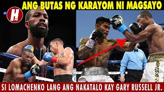 ANG BUTAS NG KARAYOM PARA SA WORLD TITLE NI MAGSAYO  | Russell Jr. vs Lomachenko