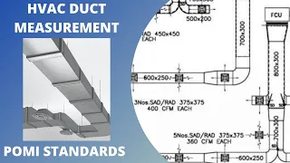 How to take off HVAC Duct measurements ? | POMI Standards