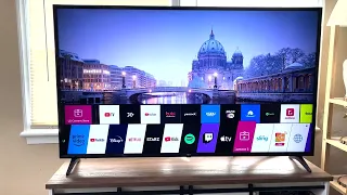 LG 65 Inch Built in 4K Smart TV Measurements & Settings Review