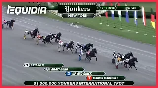 CRUZADO DELA NOCHE, LIONEL & UP AND QUICK ! | Yonkers International Trot 2018