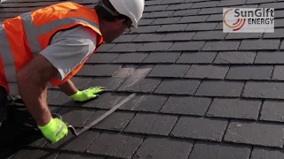 Solar PV Installation on a Slate Roof