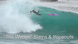 "The Wedge" HARD SLAMS & BIG WIPEOUTS