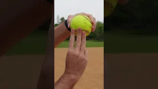 How to grip a softball - the basics #shorts