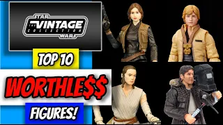 Star Wars Vintage Collection Top 10 MOST WORTHLESS Figures!