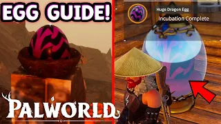 Palworld Egg Guide. How to Find Huge Eggs, How to Hatch Eggs EARLY Game Guide.