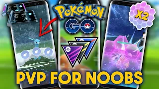 FULL *PVP FOR NOOBS* GUIDE in POKEMON GO | FAST/CHARGE MOVES, TURNS, SHEILDS & SWITCHING EXPLAINED!