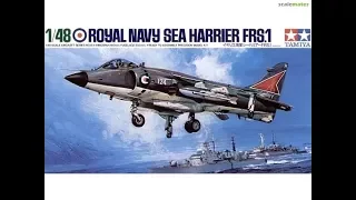 Tamiya Royal Navy Sea Harrier FRS.1 1/48 Unboxing