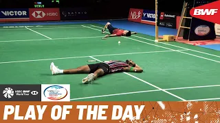 HSBC Play of the Day | Prannoy H. S. and Weng Hong Yang push each other to the absolute limit