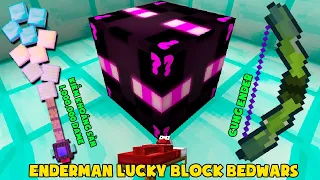 MINI GAME: ENDERMAN LUCKY BLOCK BEDWARS ** THỬ THÁCH NOOB CÓ THANH KIẾM BLOCK KHOÁNG SẢN SIÊU VIP ??