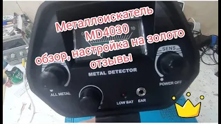 Металлоискатель MD 4030, обзор, настройка, отзыв