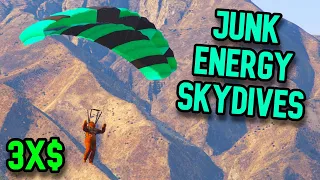 Gta 5 Junk Energy Skydive - Triple Money and Rp Junk Energy Jumps
