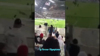 Discours d'avant match lors de OM - MONACO